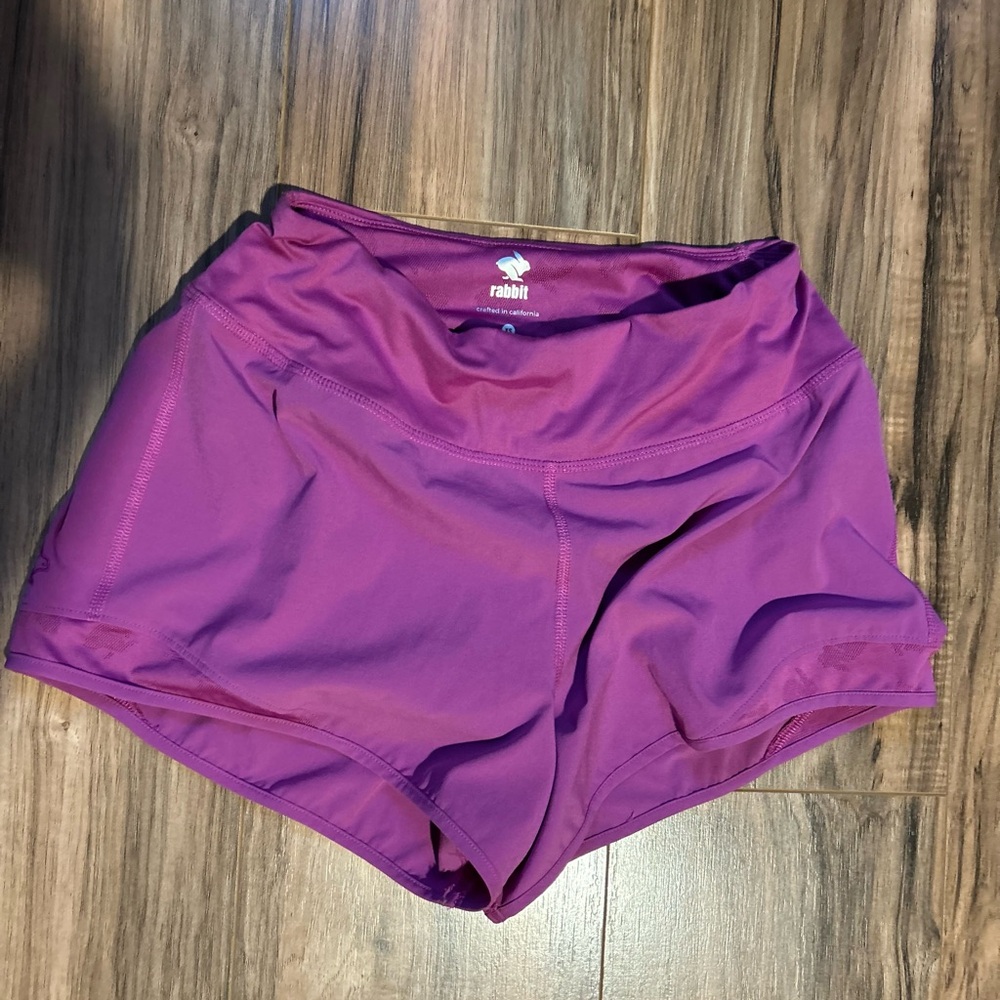 Rabbit magenta running shorts